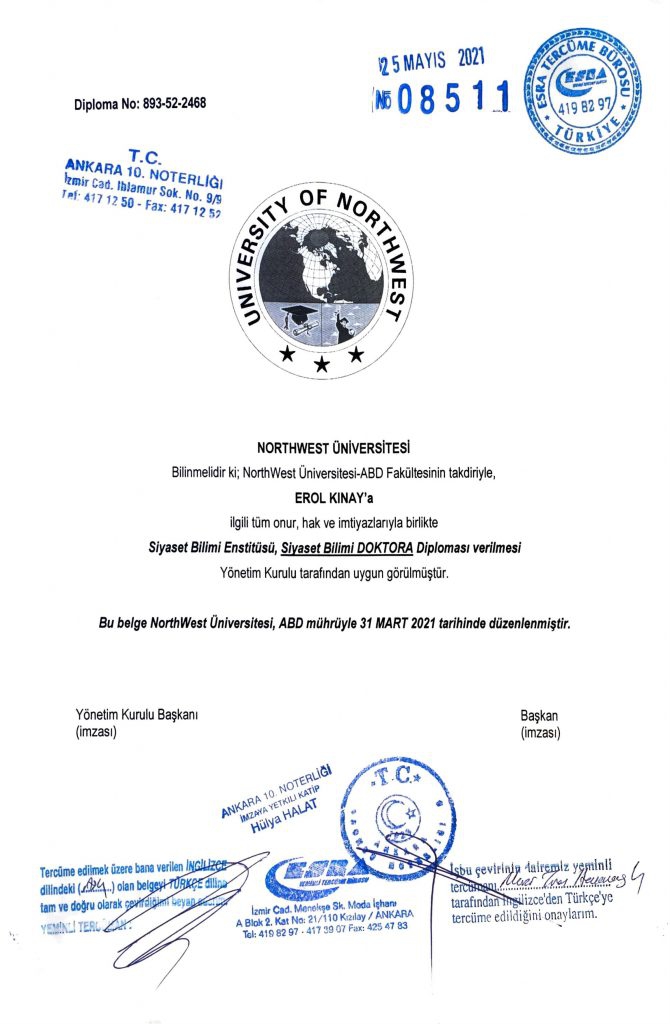 northwest üniversitesi mezuniyet